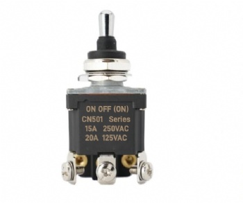ON-OFF-(ON) IP68 Industrial Toggle Switch with cap