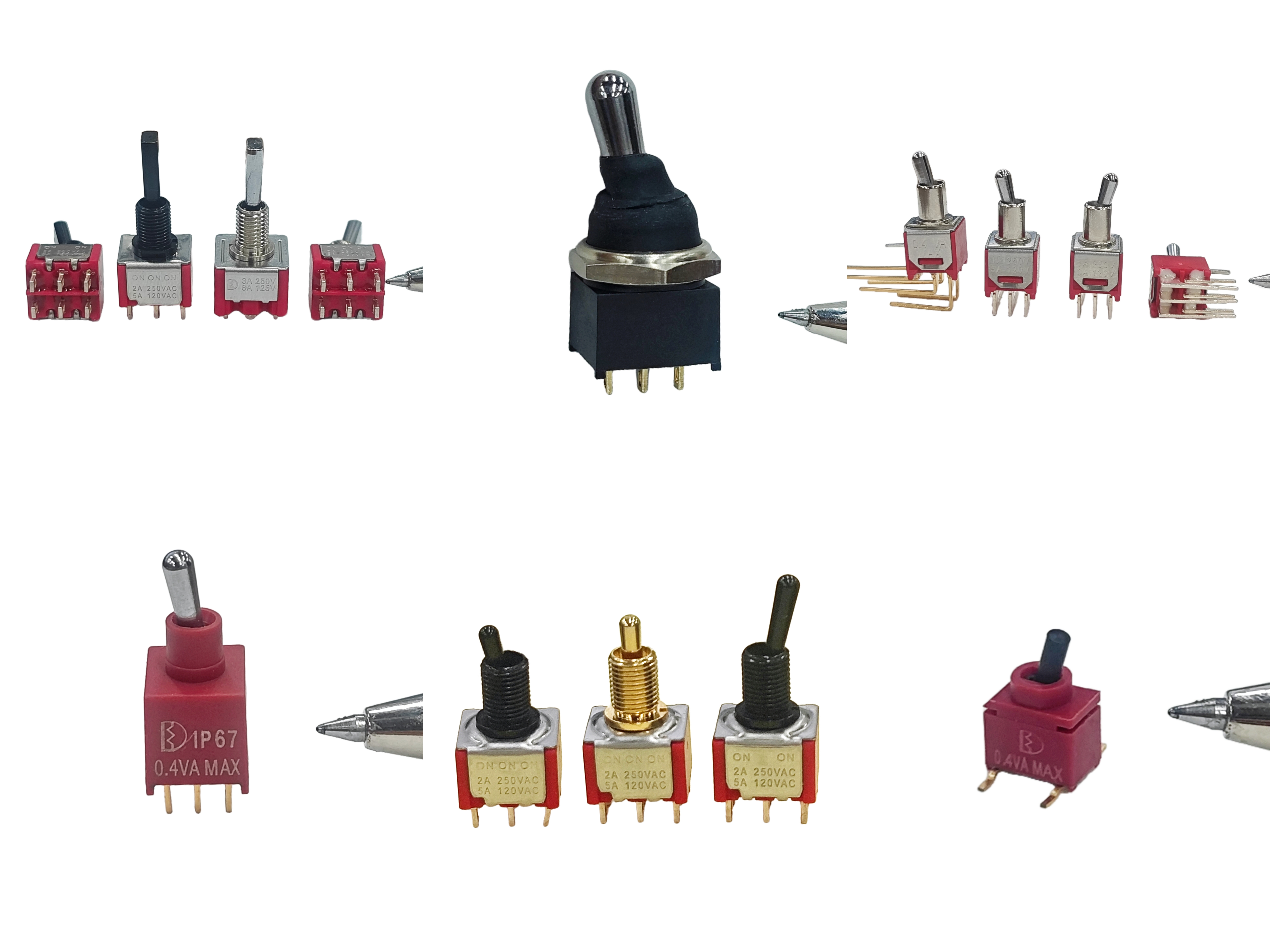 New Product Launch: Six Versatile Toggle Switches for Precise Control in Multiple Applications
