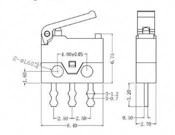 Createn SPDT DC30V 0.1A micro switch