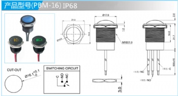 Createn 16mm Metal Switches(IP68)