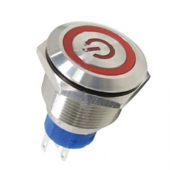 Createn 22mm metal push button switch with customized pattern