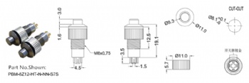 Createn 8mm metal pushbutton switch