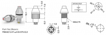 Createn 8mm metal pushbutton switch