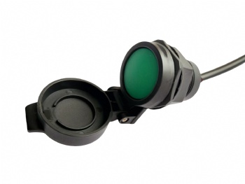 waterproof Auxiliary start button with cap