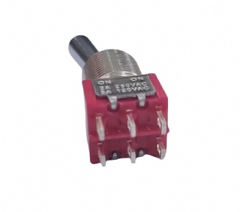 Createn DPDT ON-ON toggle switch for Audio