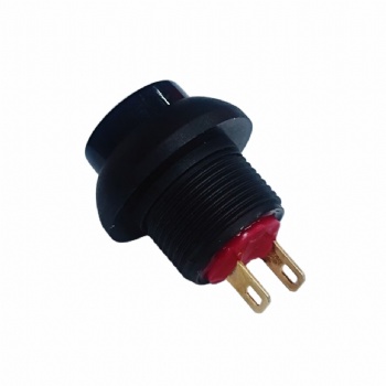 Createn 12mm High - Dome, Fully Waterproof 2 - Pin Audible Non - Latching Switch for Marine Applications